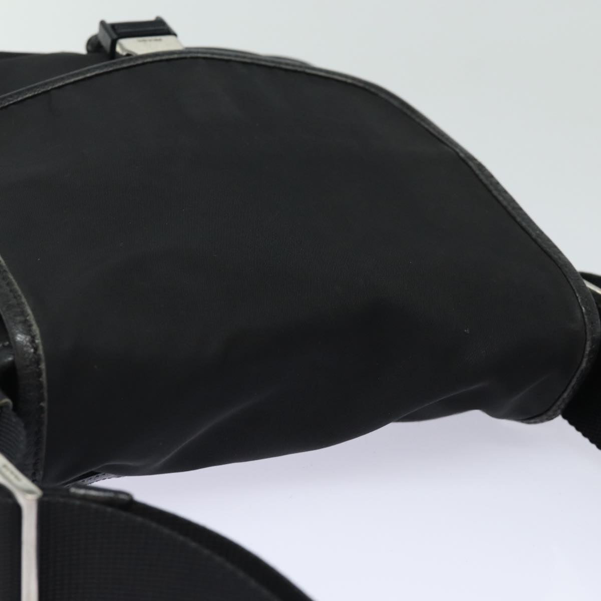 PRADA Shoulder Bag Nylon Black Auth