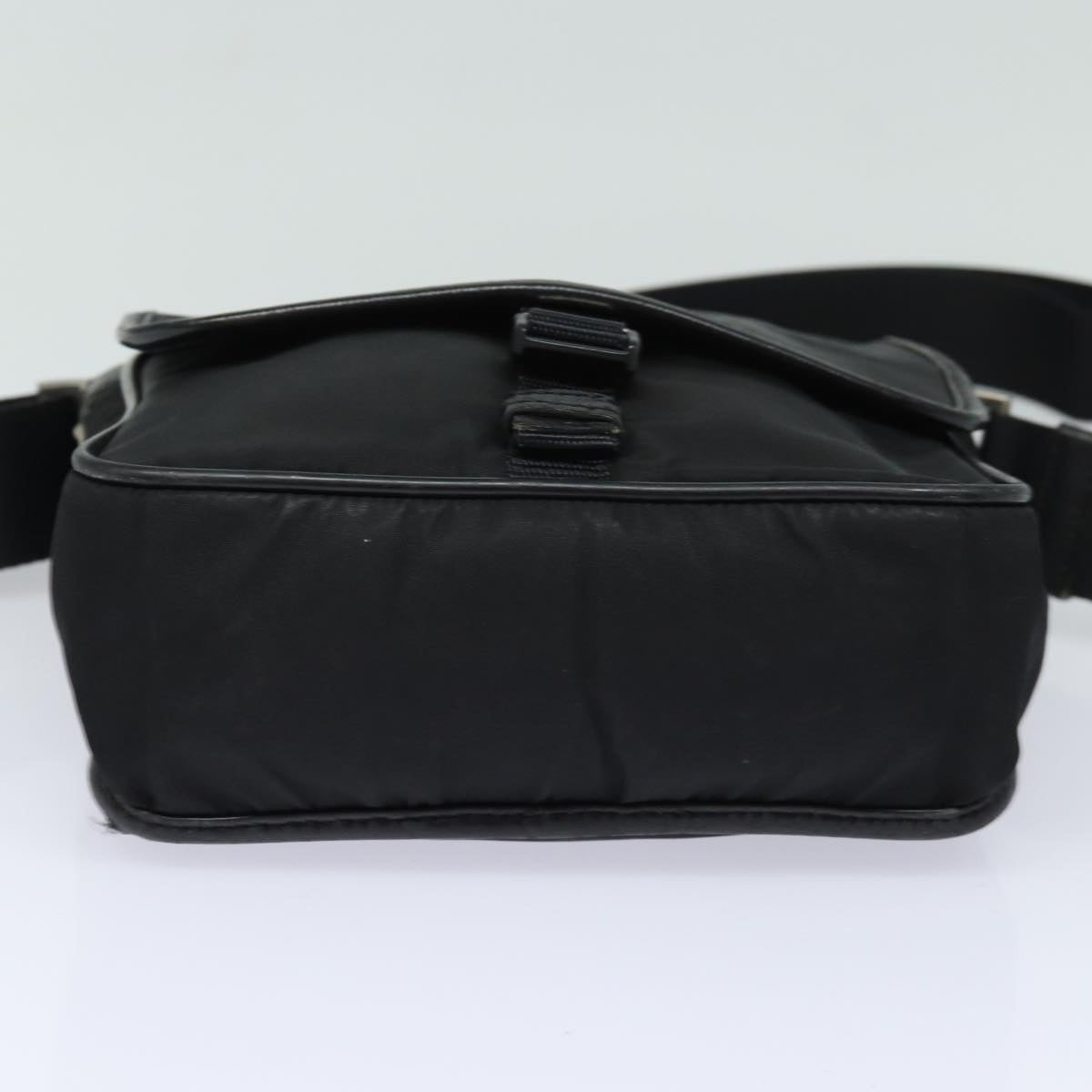 PRADA Shoulder Bag Nylon Black Auth