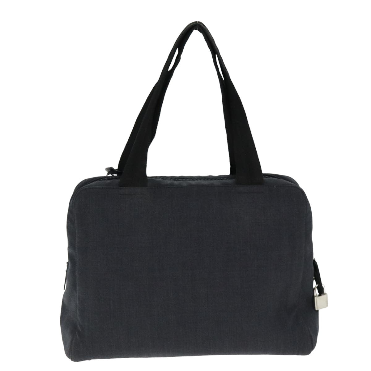 PRADA Sports Hand Bag Nylon Gray Auth