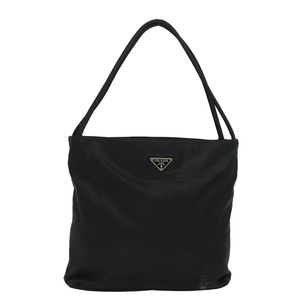 PRADA Shoulder Bag Nylon Black Auth