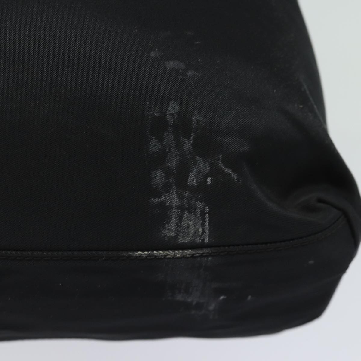 PRADA Shoulder Bag Nylon Black Auth