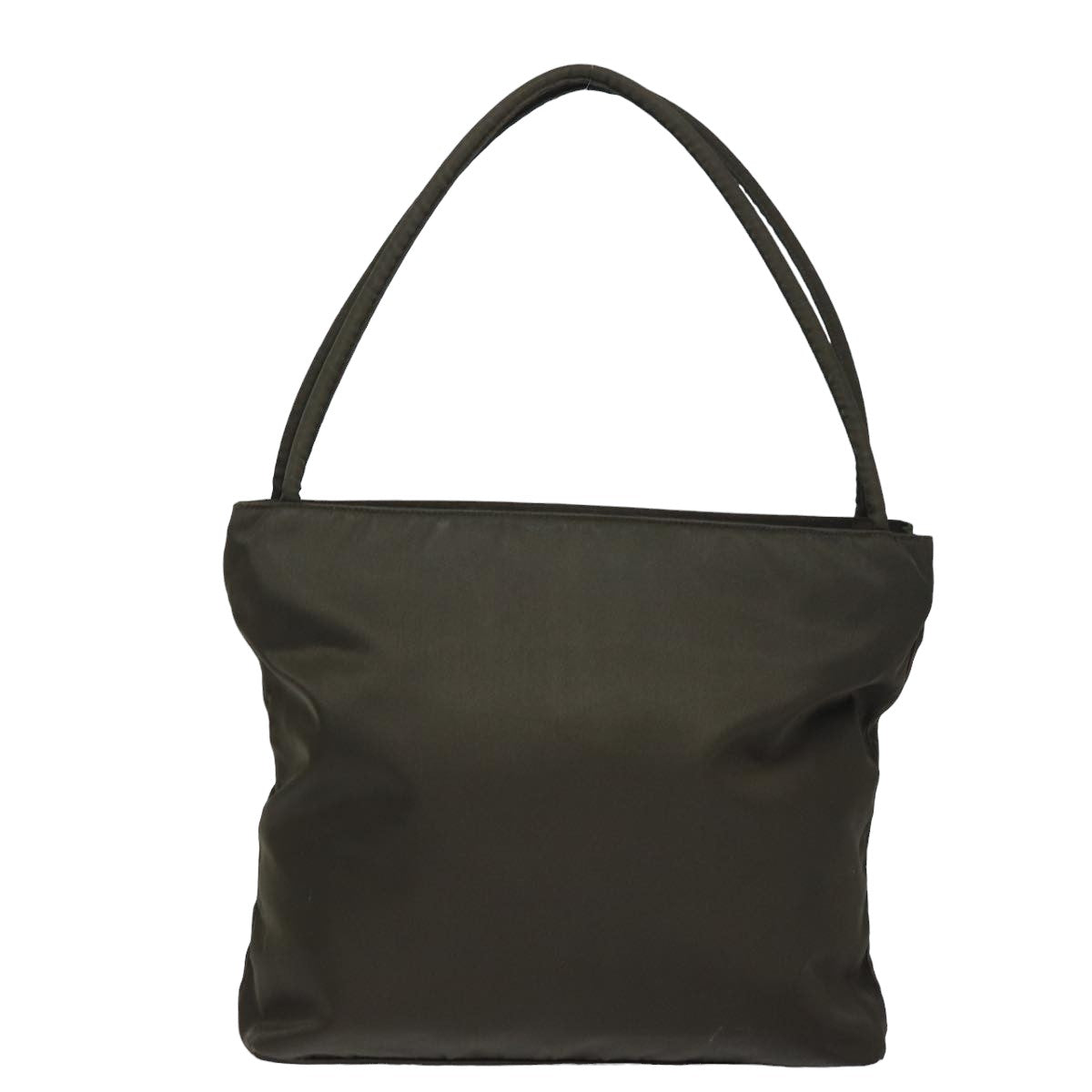 PRADA Shoulder Bag Nylon Khaki Auth