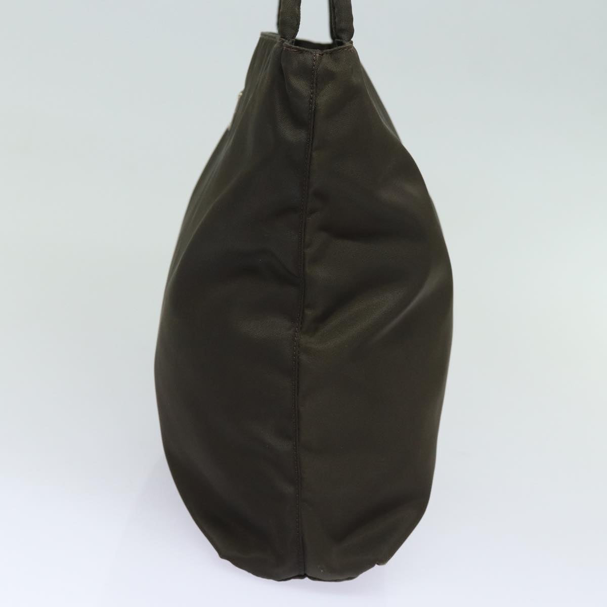 PRADA Shoulder Bag Nylon Khaki Auth