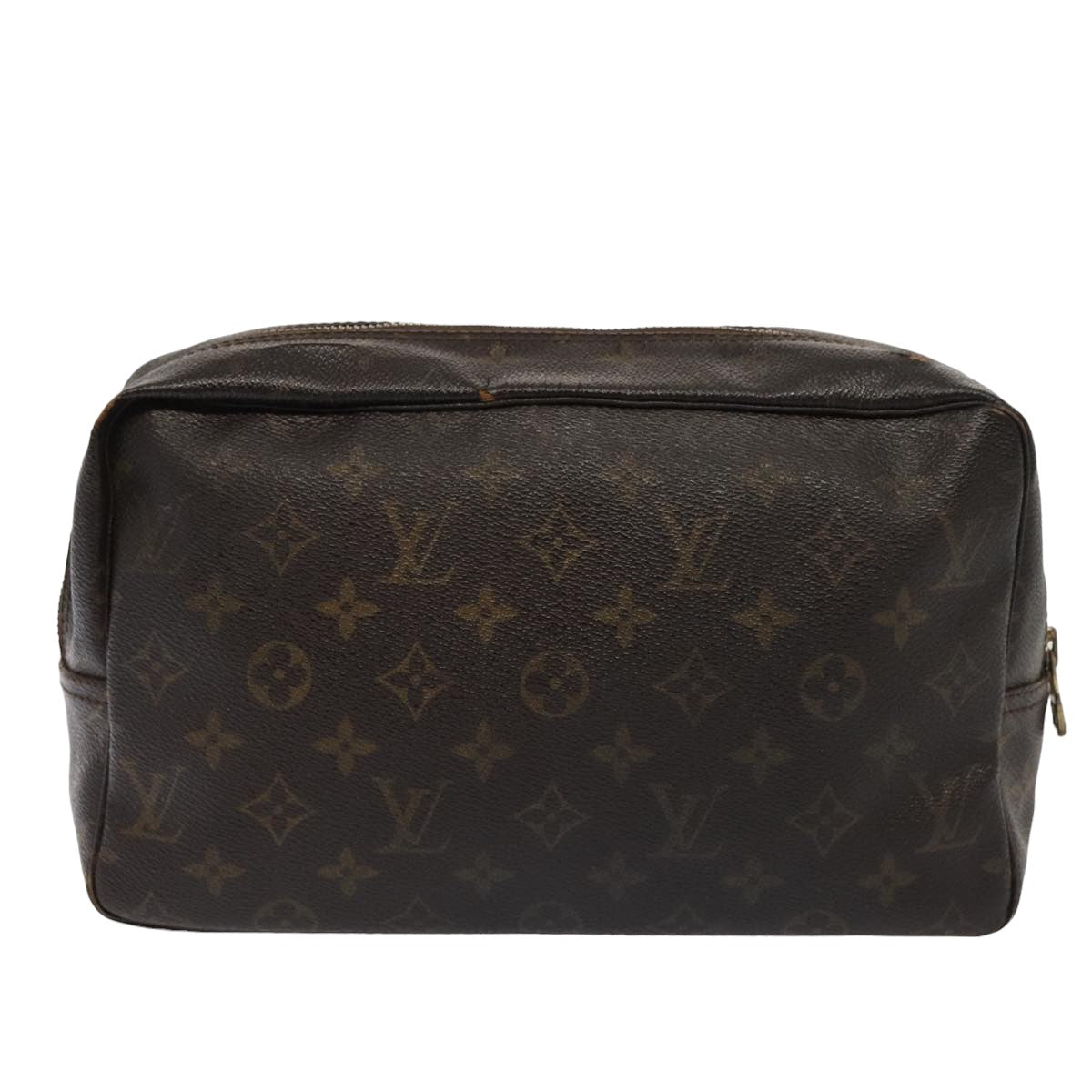 LOUIS VUITTON Monogram Trousse Toilette 28 Clutch Bag M47522 LV Auth bs15900