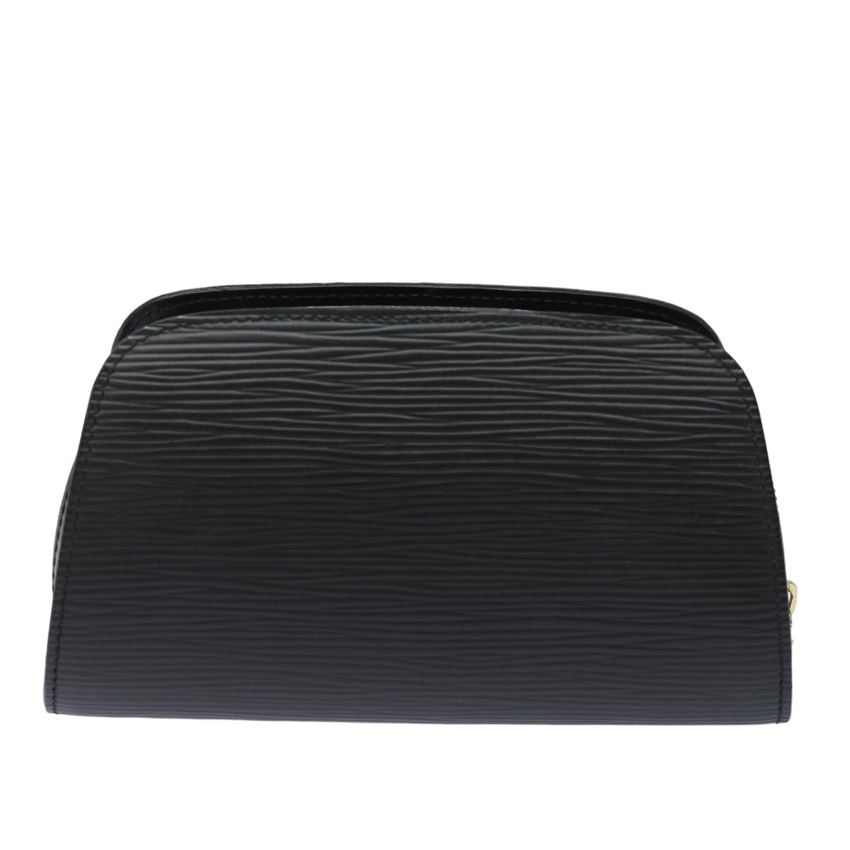 LOUIS VUITTON Epi Dauphine PM Pouch Black M48442 LV Auth bs15910