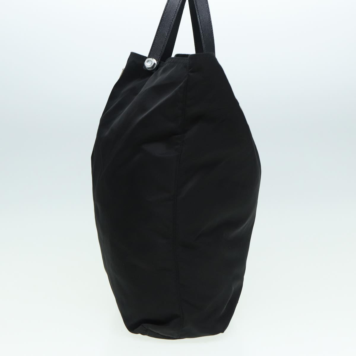 PRADA Tote Bag Nylon Black Auth