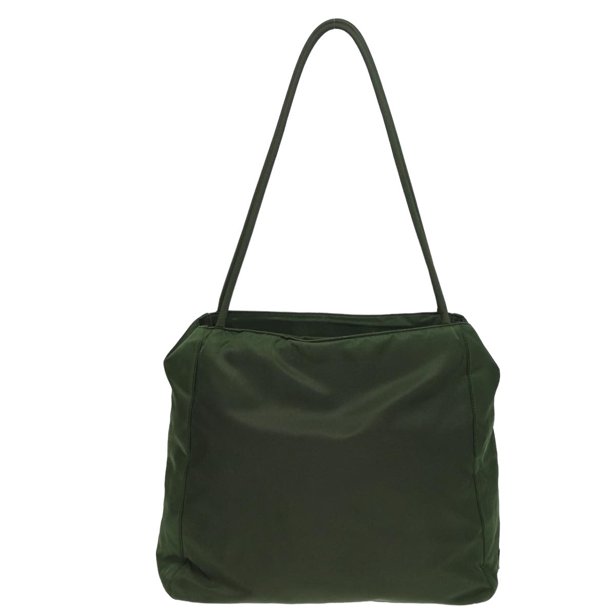 PRADA Shoulder Bag Nylon Khaki Auth