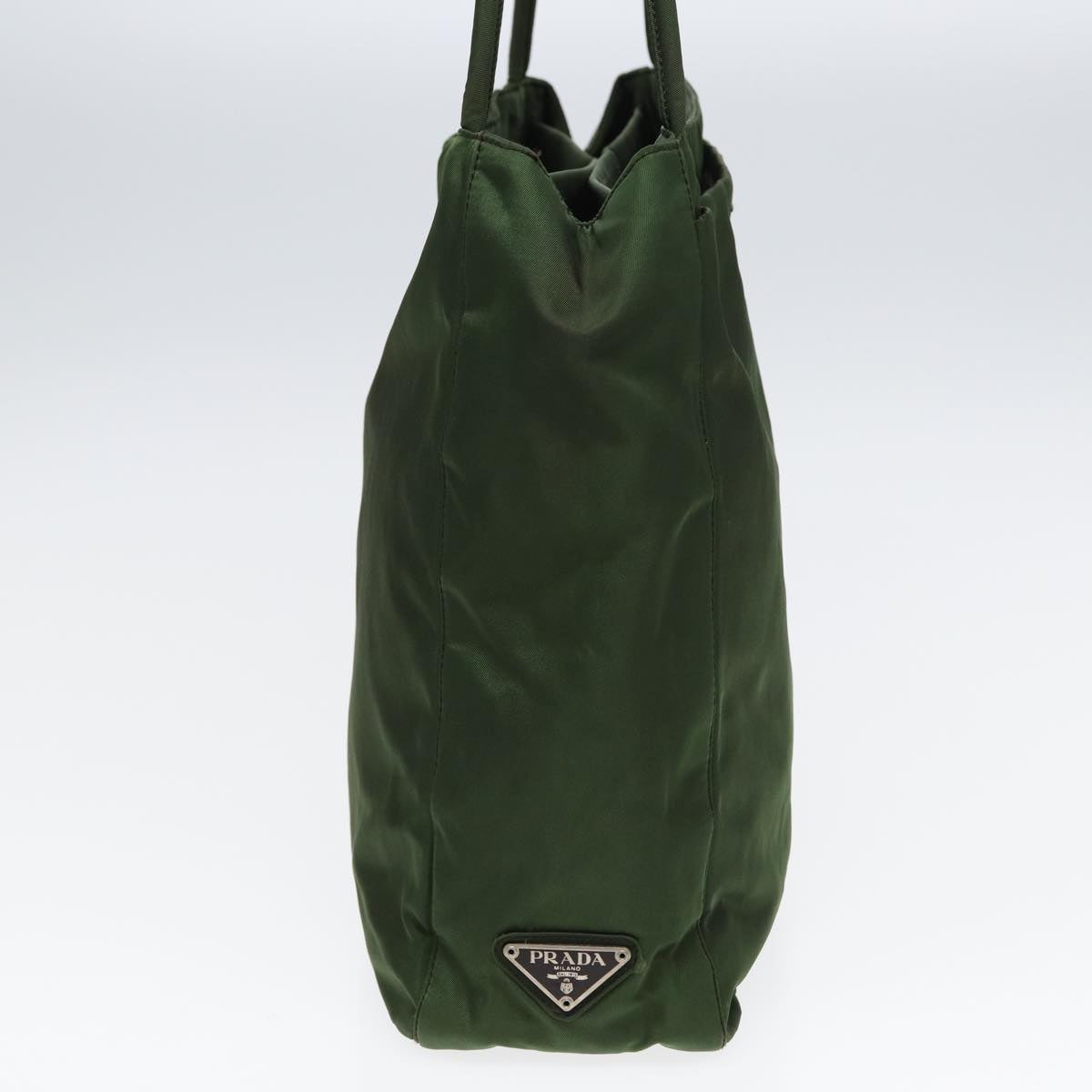 PRADA Shoulder Bag Nylon Khaki Auth