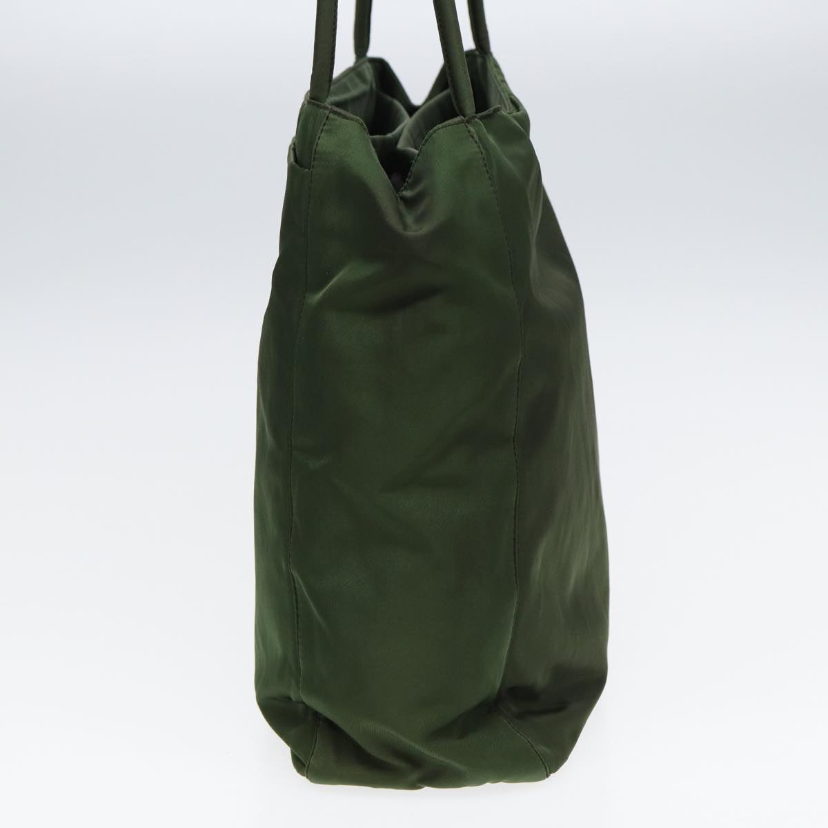 PRADA Shoulder Bag Nylon Khaki Auth