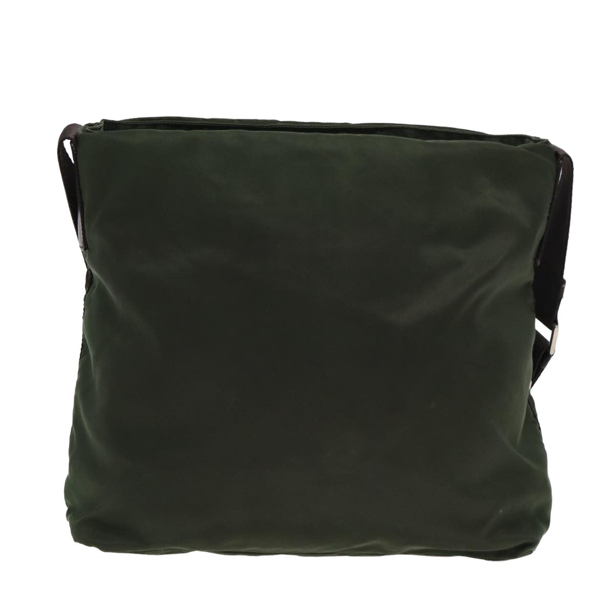 PRADA Shoulder Bag Nylon Khaki Auth