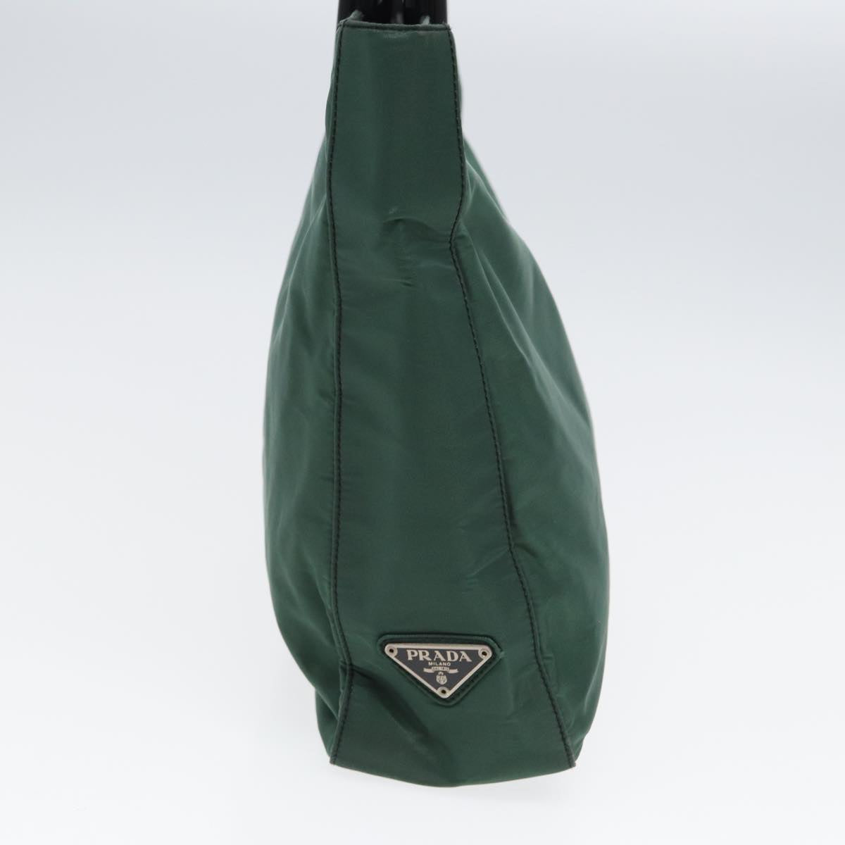 PRADA Hand Bag Nylon Khaki Auth