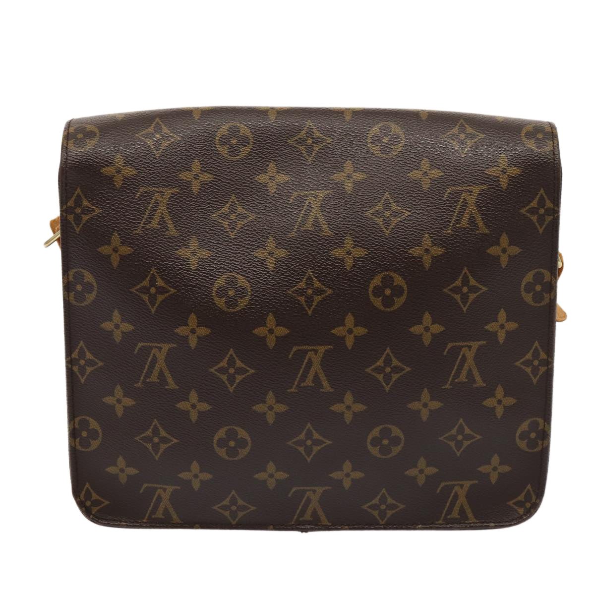 LOUIS VUITTON Monogram Cartouchiere GM Shoulder Bag M51252 LV Auth bs16121