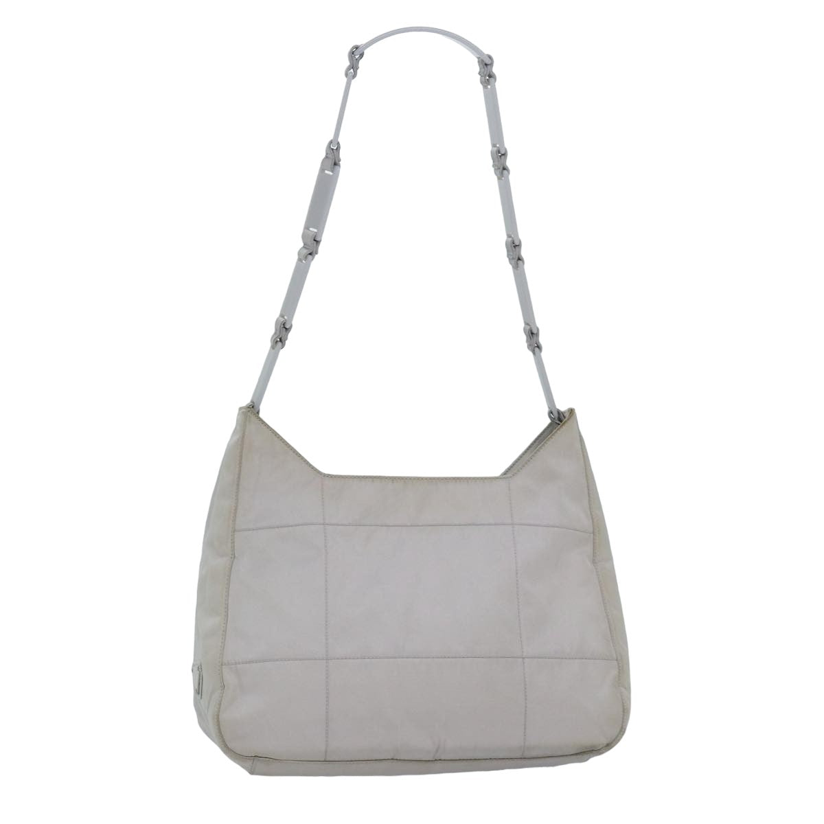 PRADA Shoulder Bag Nylon Gray Auth