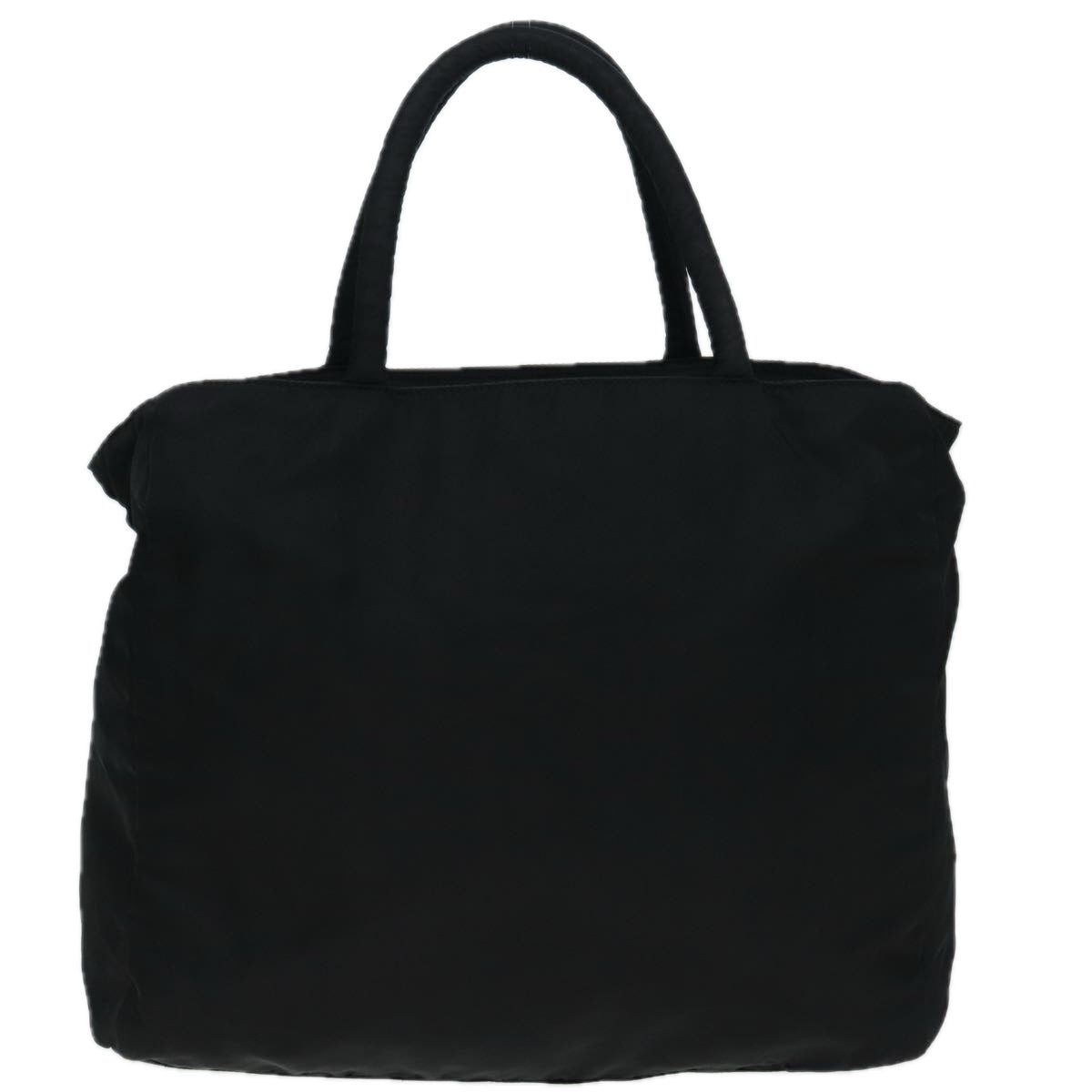 PRADA Hand Bag Nylon Black Auth