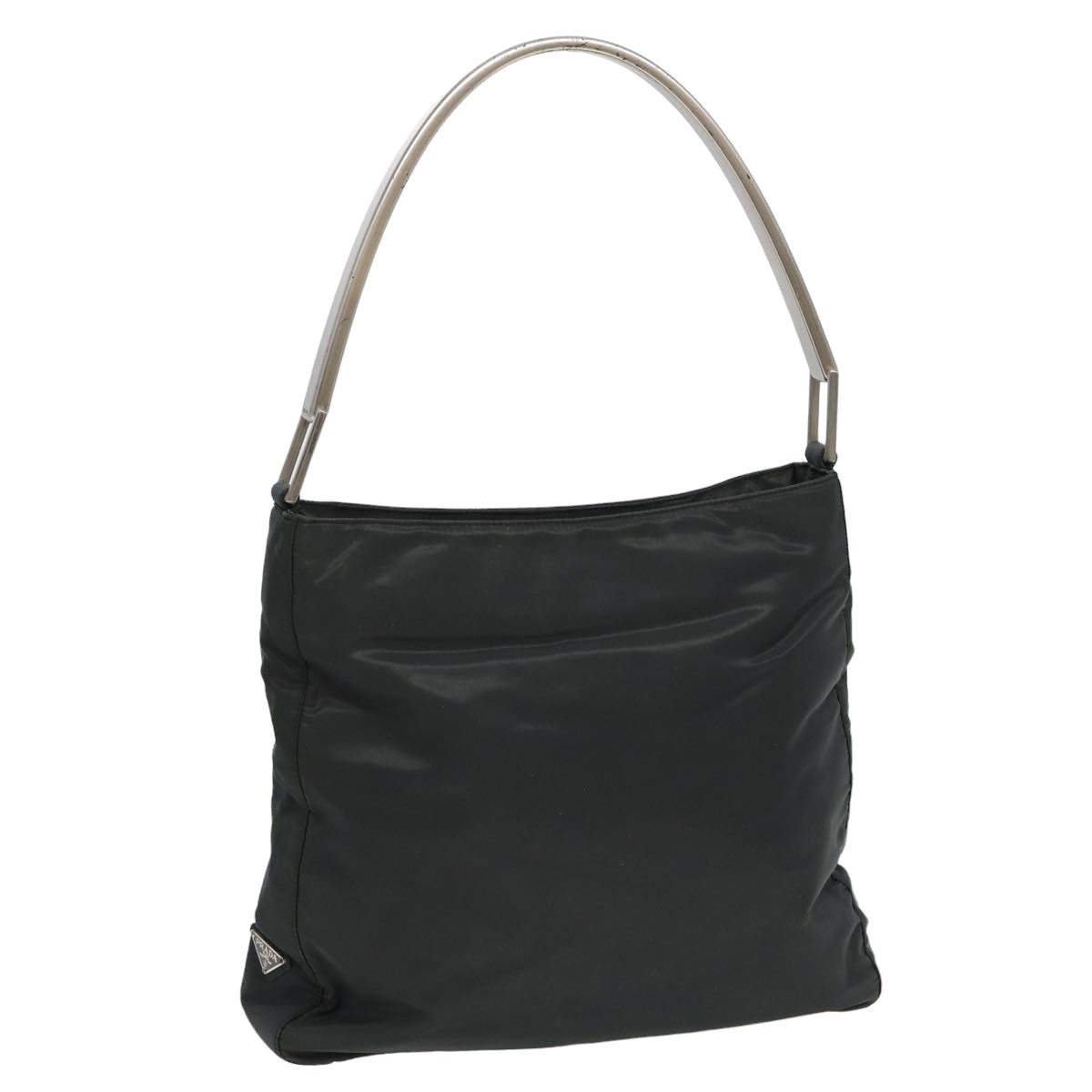 PRADA Shoulder Bag Nylon Khaki Auth