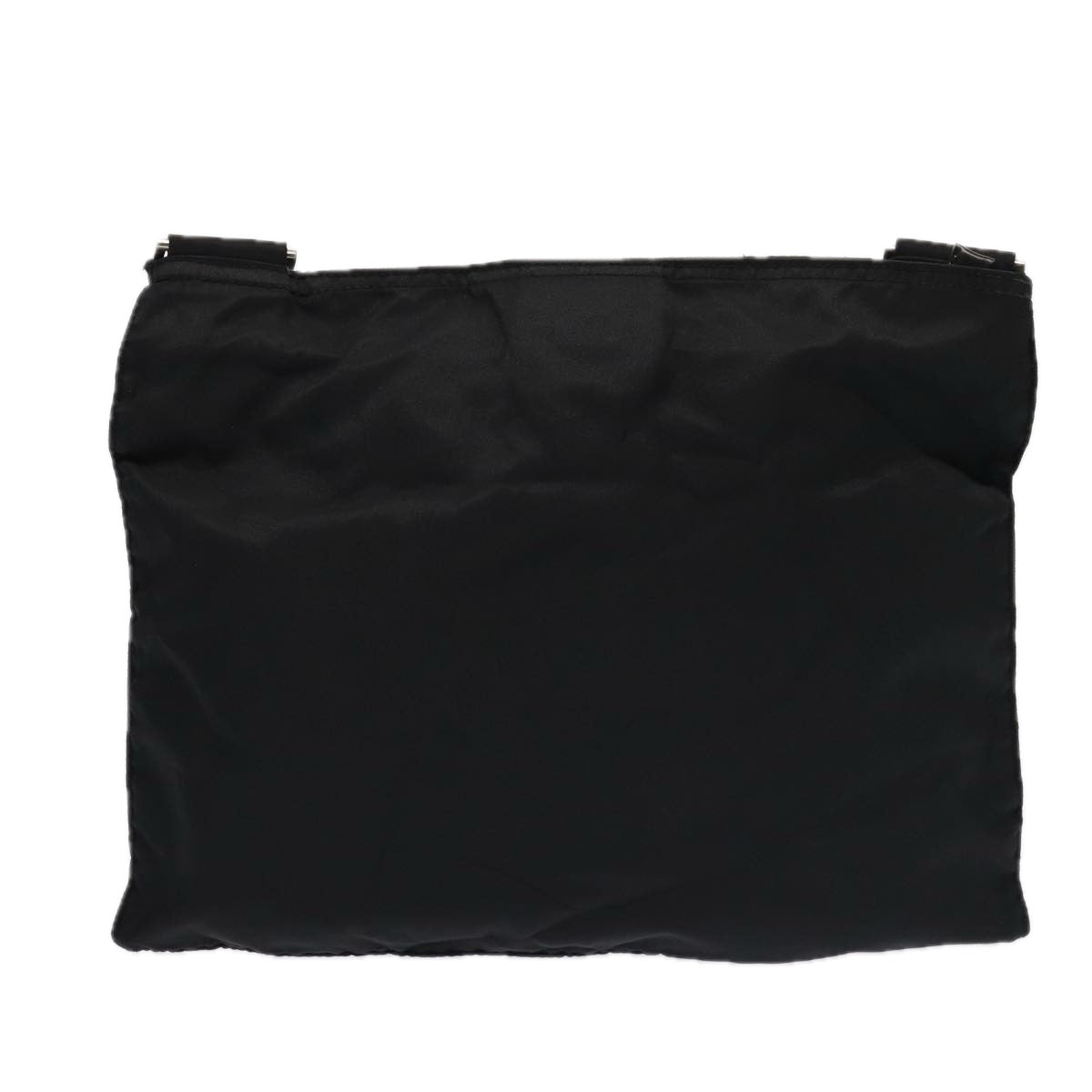 PRADA Shoulder Bag Nylon Black Auth