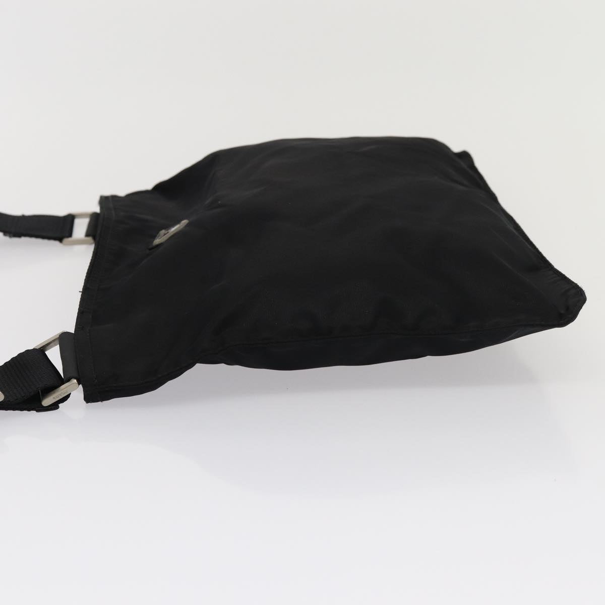 PRADA Shoulder Bag Nylon Black Auth
