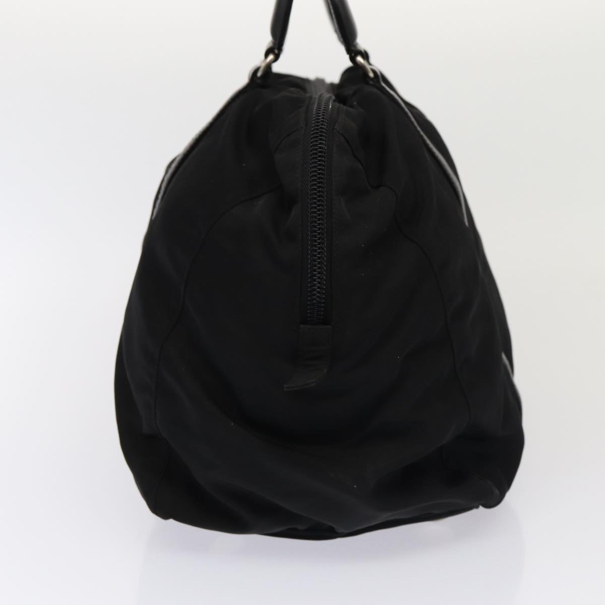 PRADA Hand Bag Nylon Black Auth