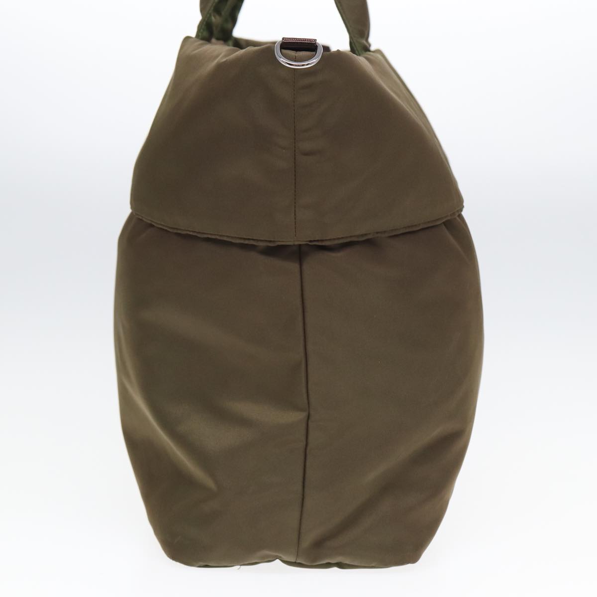 PRADA Tote Bag Nylon Khaki Auth