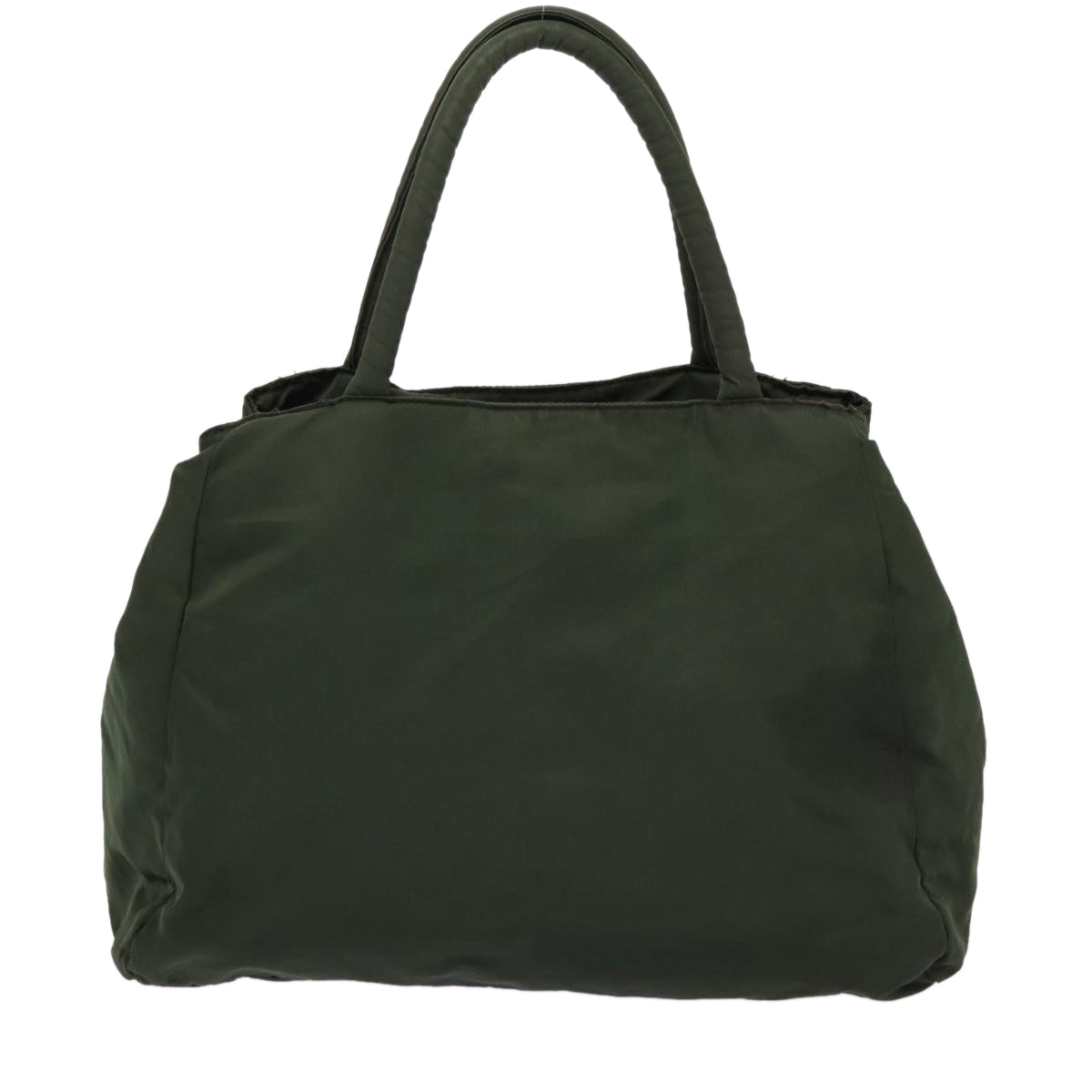 PRADA Hand Bag Nylon Khaki Auth