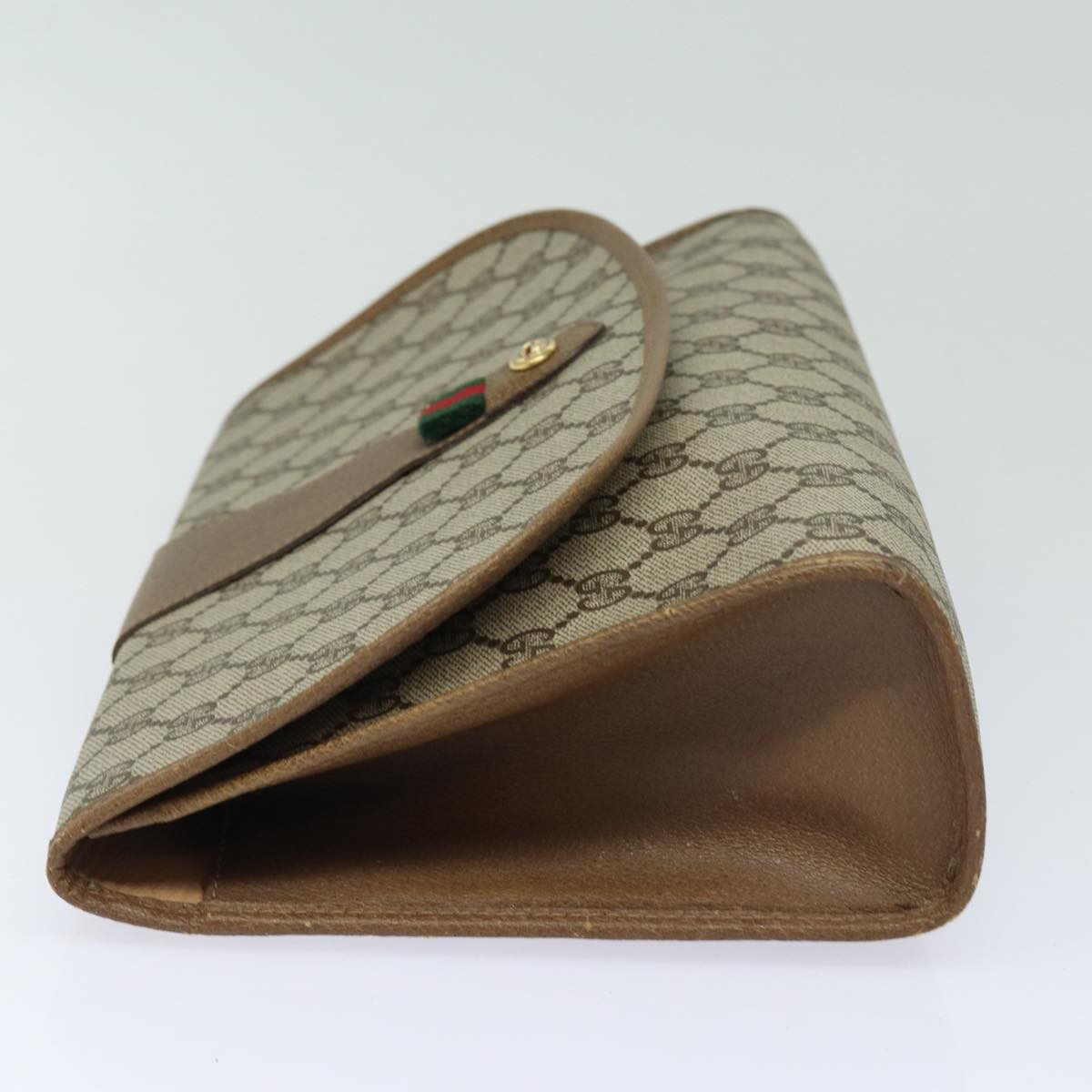 Gucci Leather Canvas Clutch