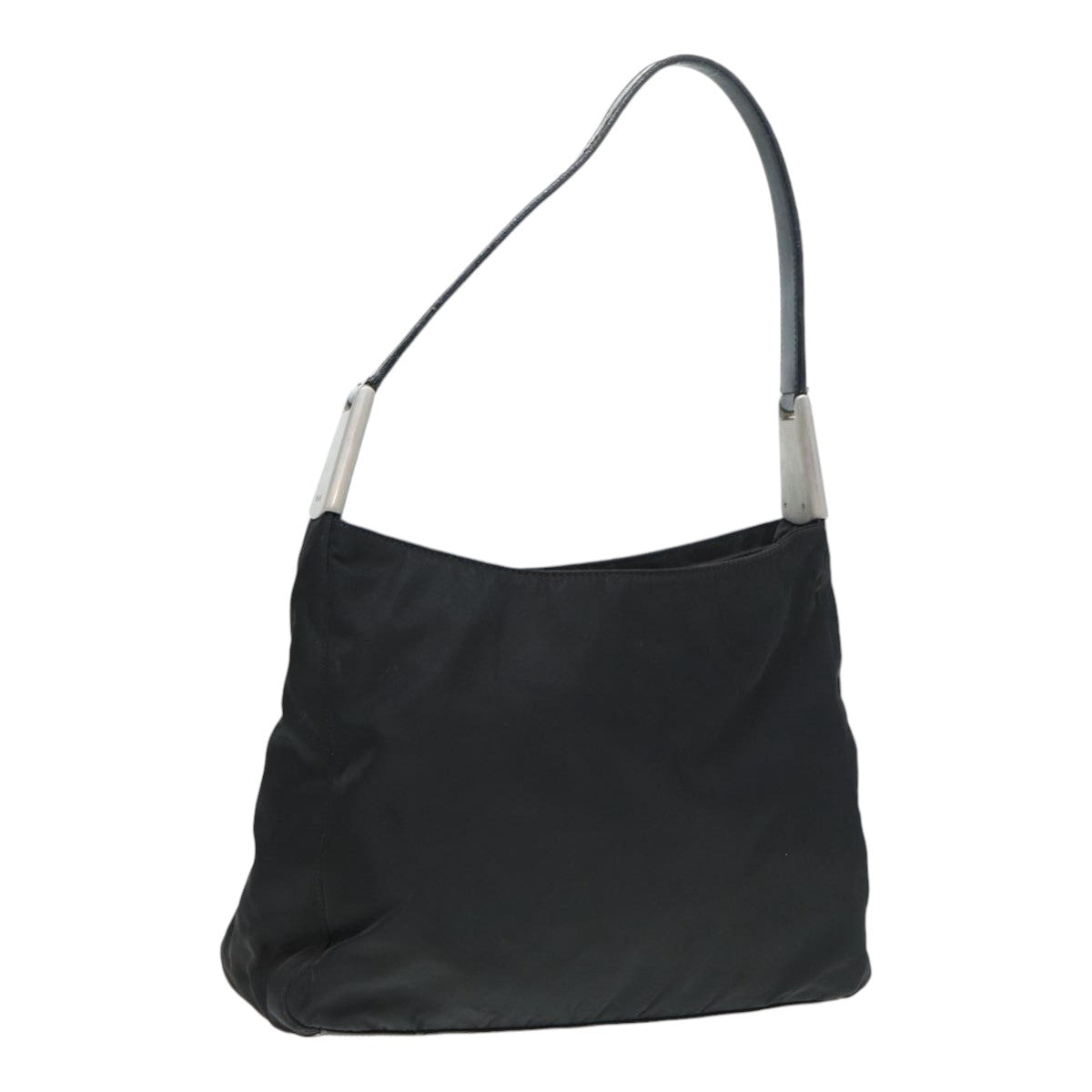 PRADA Hand Bag Nylon Black Auth
