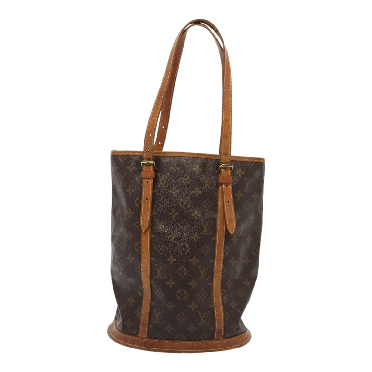 LOUIS VUITTON Monogram Bucket GM Shoulder Bag LV Auth bs17080