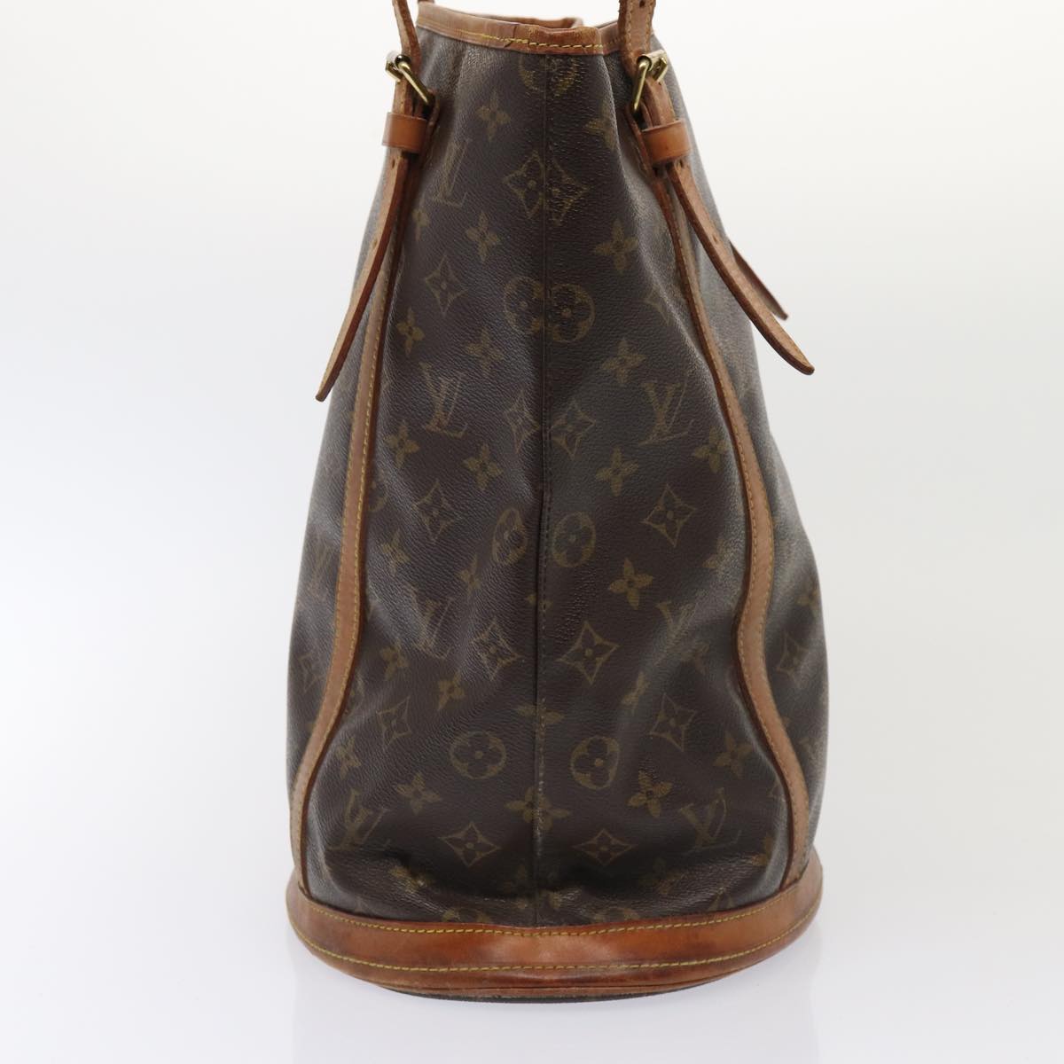 LOUIS VUITTON Monogram Bucket GM Shoulder Bag LV Auth bs17080