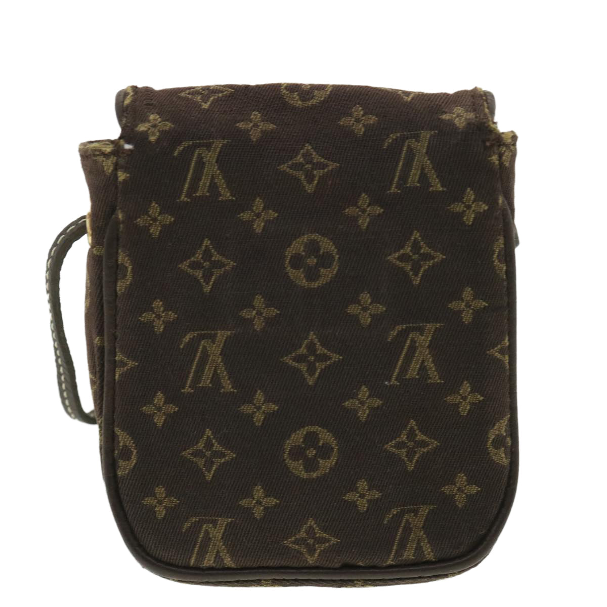 LOUIS VUITTON Monogram Mini Pochette Cancun Pouch Brown LV Auth bs4036 Clutch