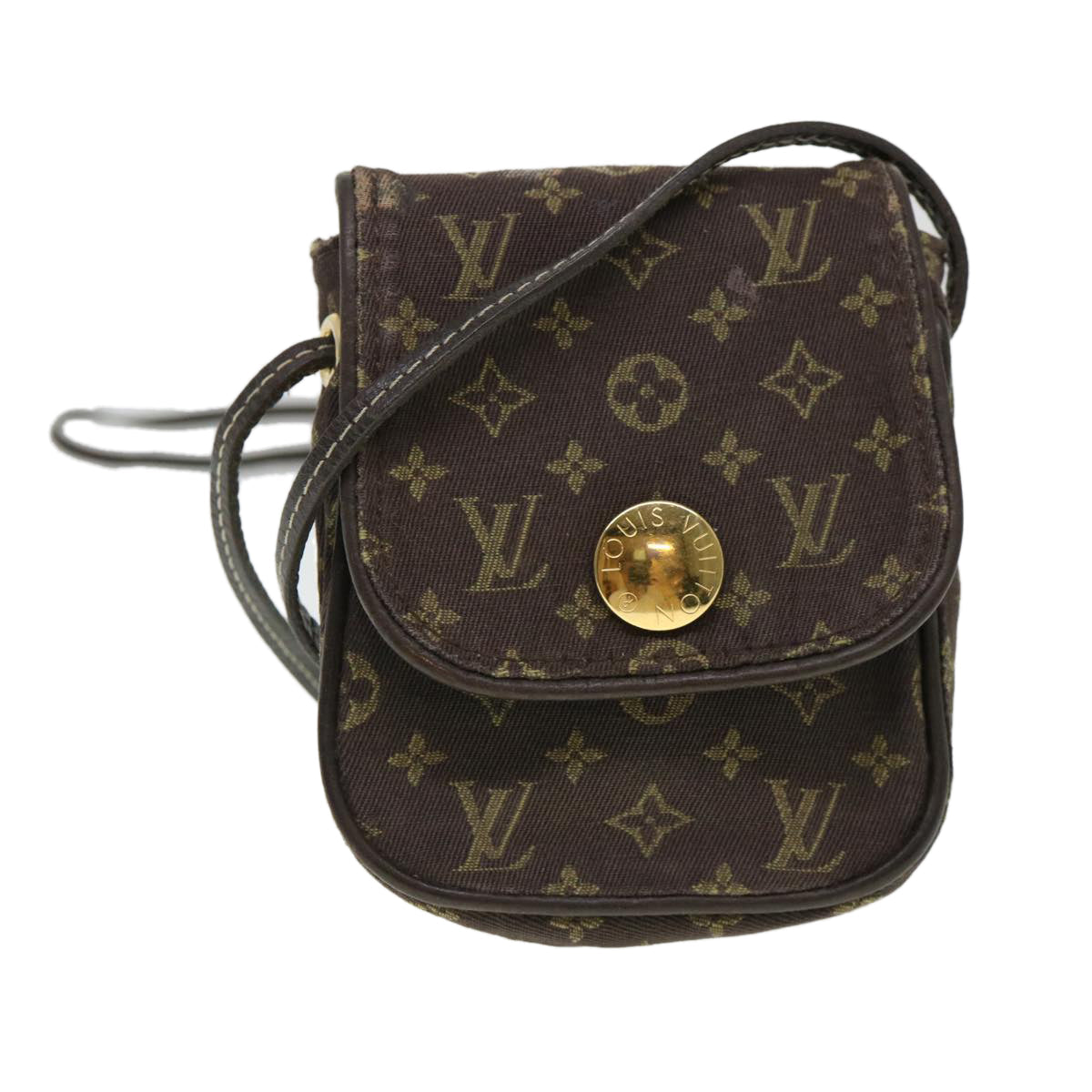 LOUIS VUITTON Monogram Mini Pochette Cancun Pouch Brown LV Auth bs4436 Clutch