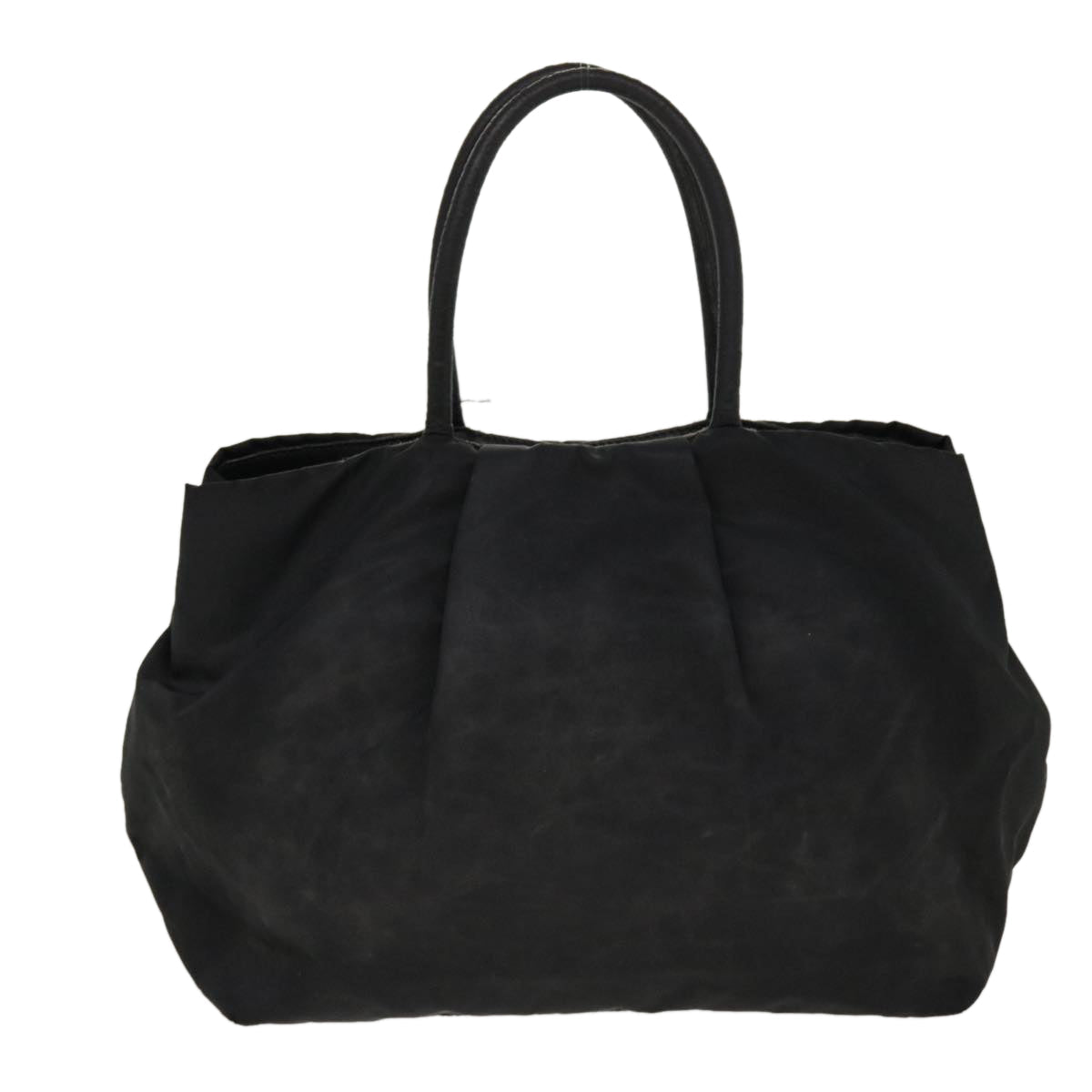 Prada Hand Bag Nylon Black