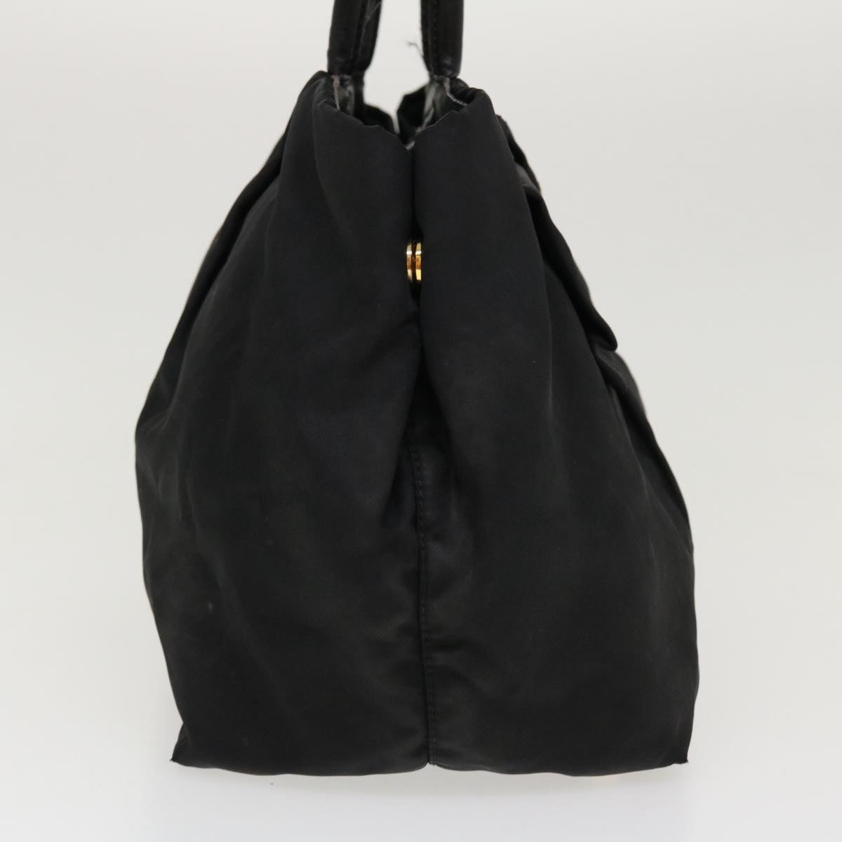 Prada Hand Bag Nylon Black