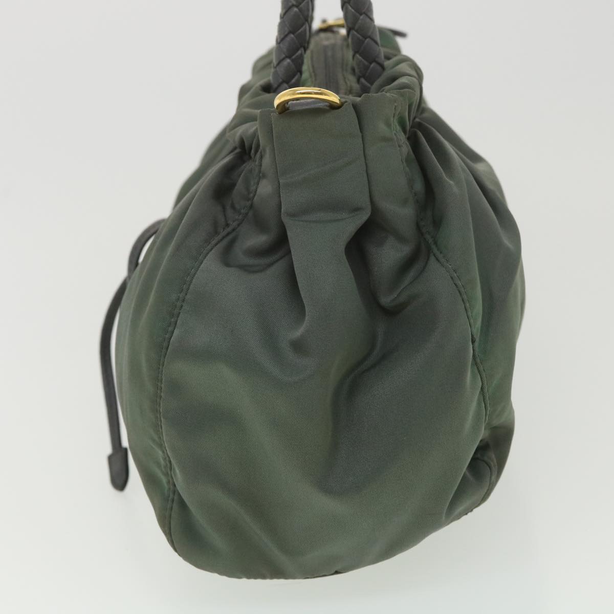 Prada Shoulder Bag Nylon 2way Khaki