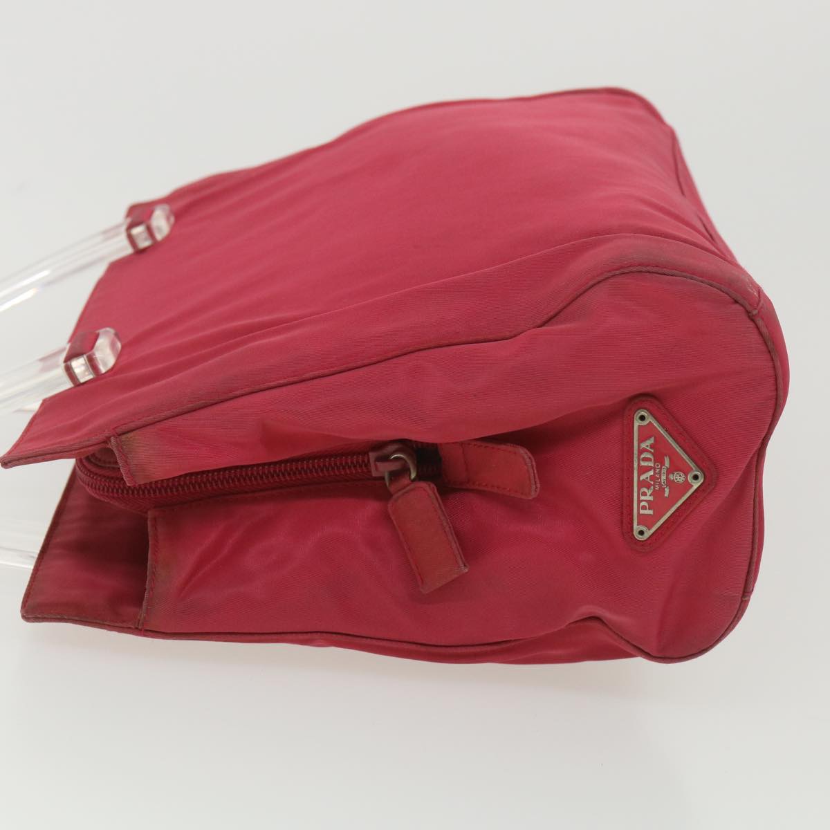 Prada Hand Bag Nylon Pink