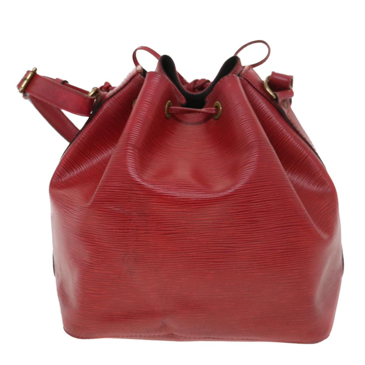 LOUIS VUITTON Epi Petit Noe Shoulder Bag Red LV bs4678