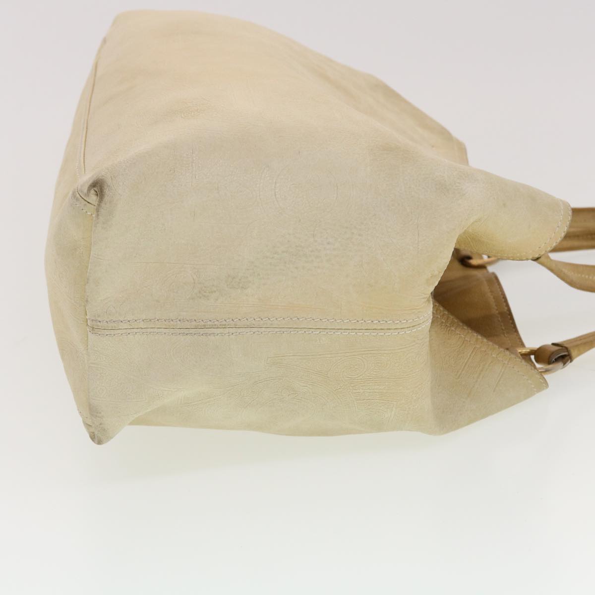 Prada Shoulder Bag Leather Beige