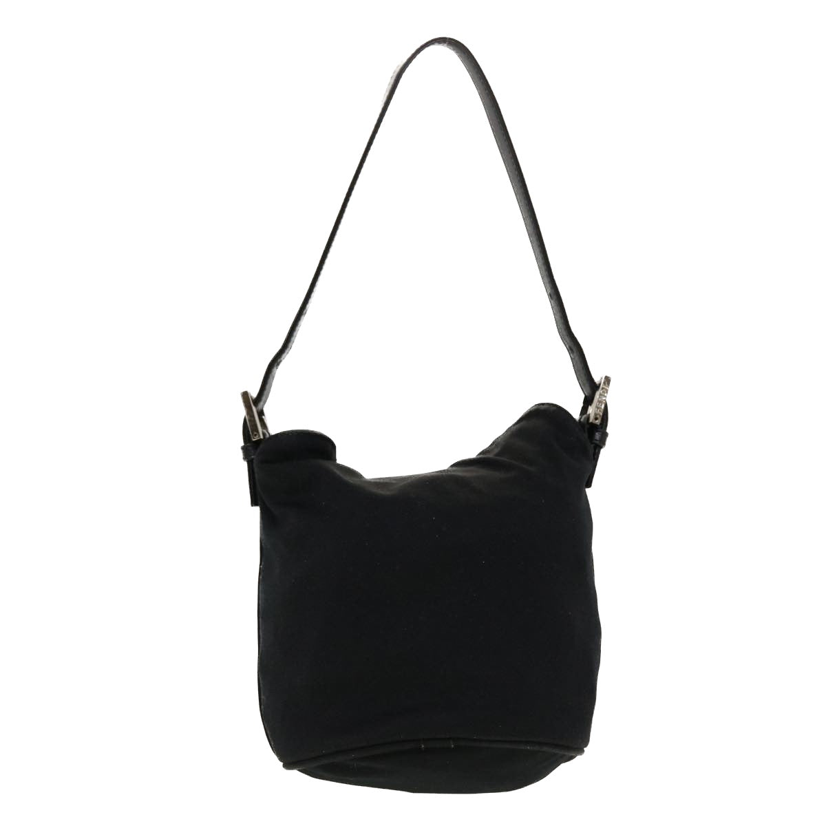 Prada Mamma Baguette Shoulder Bag Nylon Black.