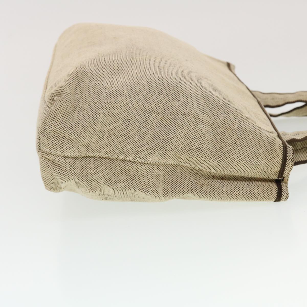 Prada Hand Bag Canvas Gray