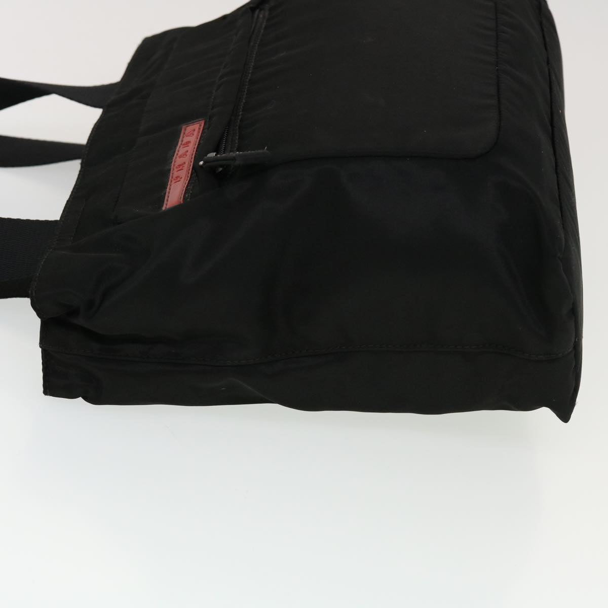 Prada Hand Bag Nylon Black