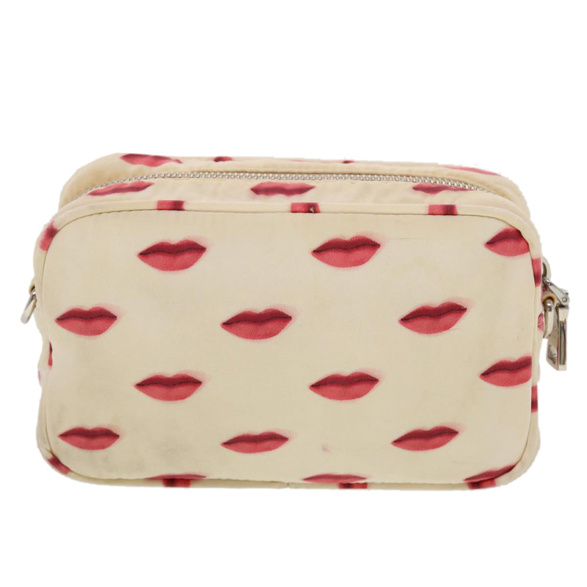 Prada Chain Shoulder Bag Nylon White