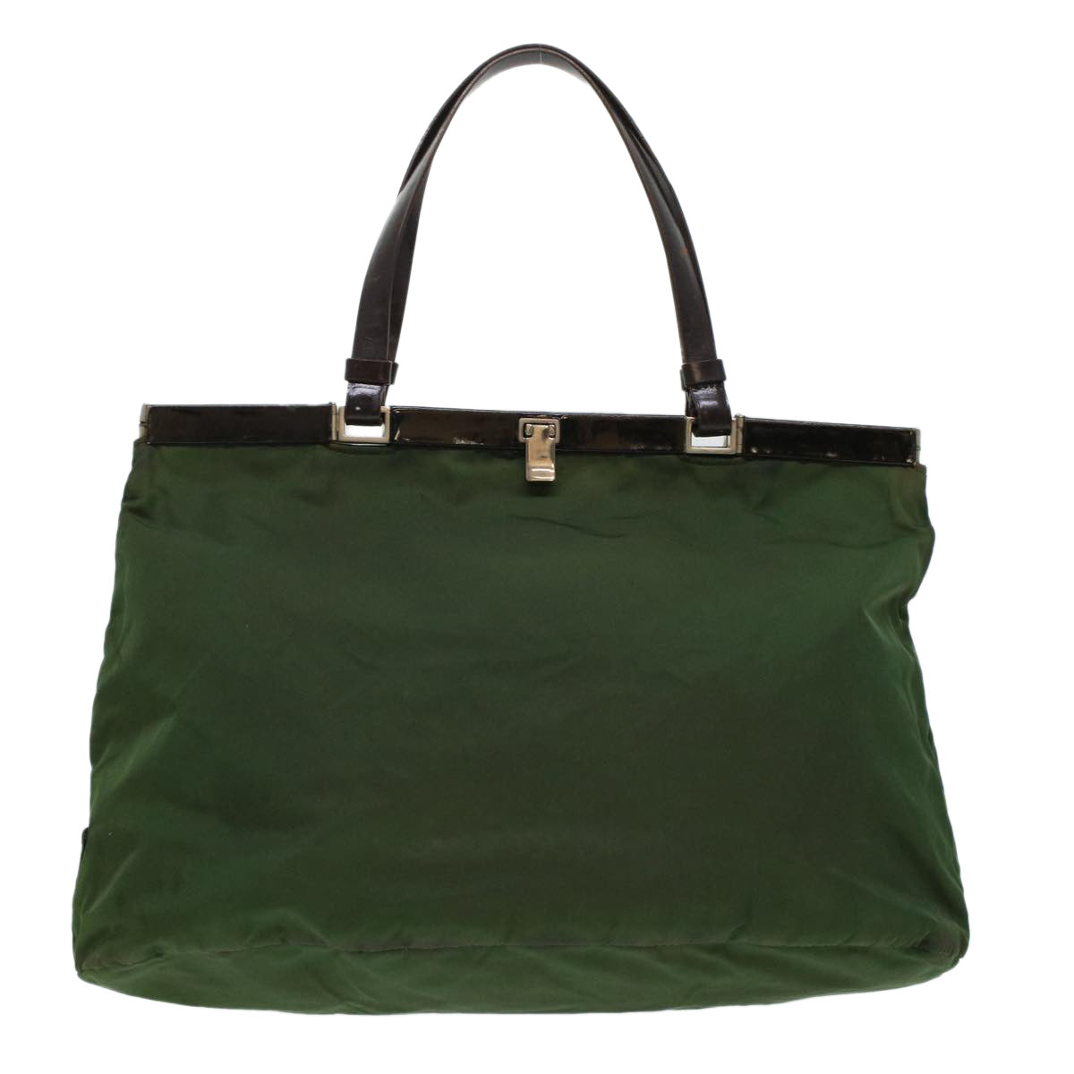 Prada Tote Bag Nylon Green