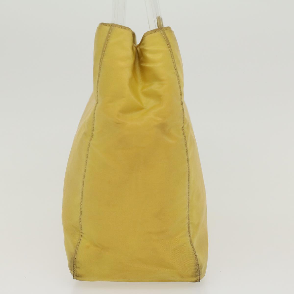 Prada Hand Bag Nylon Yellow