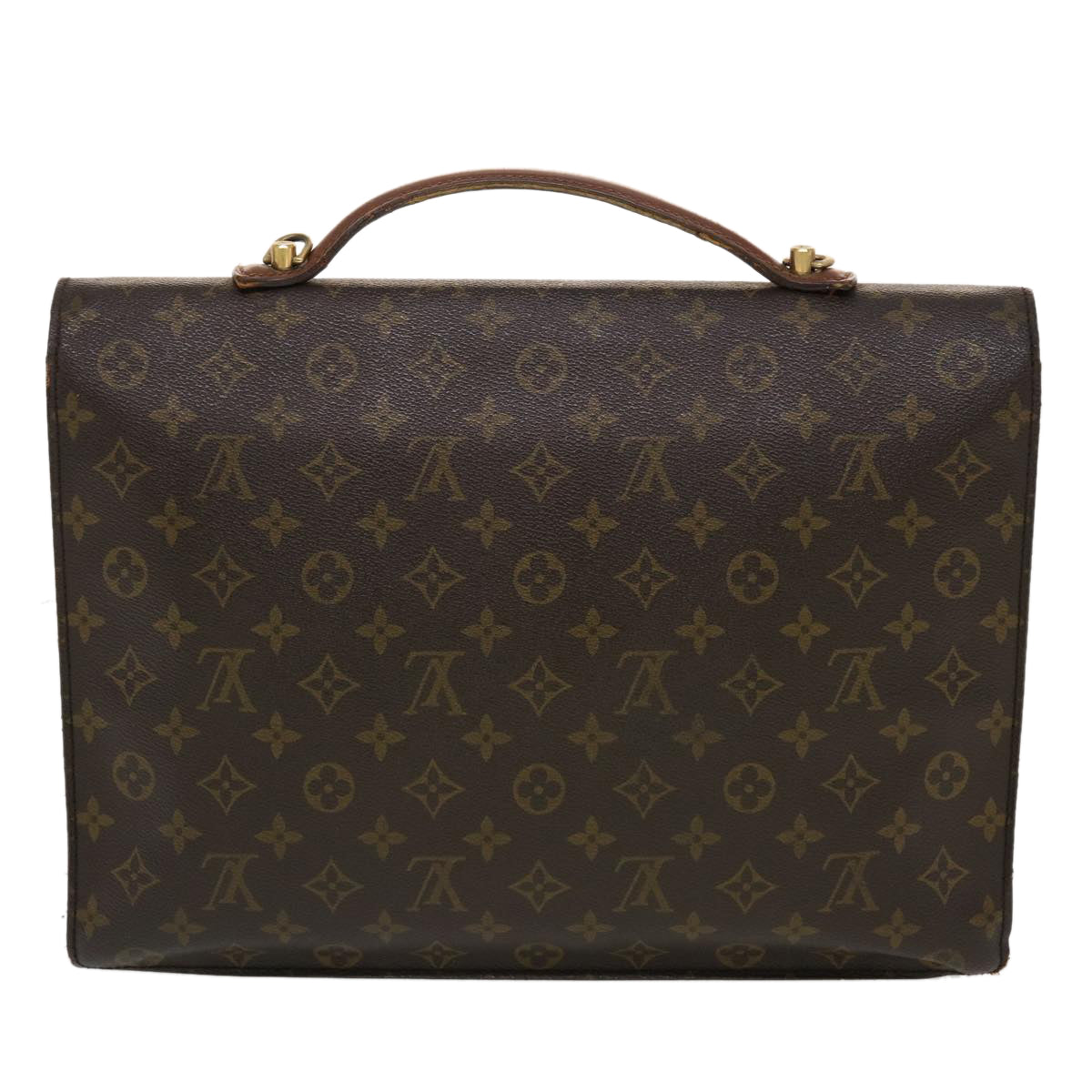Louis Vuitton Monogram Porte Documents Bandouliere Bag 2way Auth bs5892