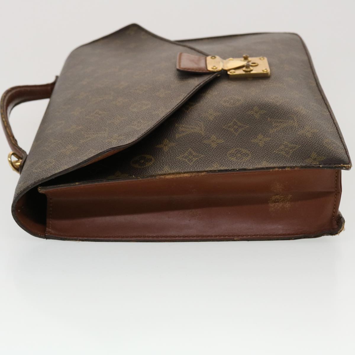 Louis Vuitton Monogram Porte Documents Bandouliere Bag 2way Auth bs5892