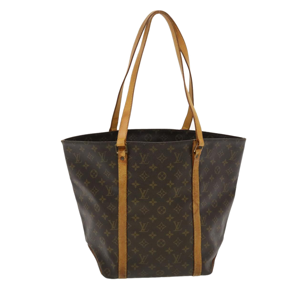 Louis Vuitton Monogram Sac Shopping Tote Bag LV Auth bs5929