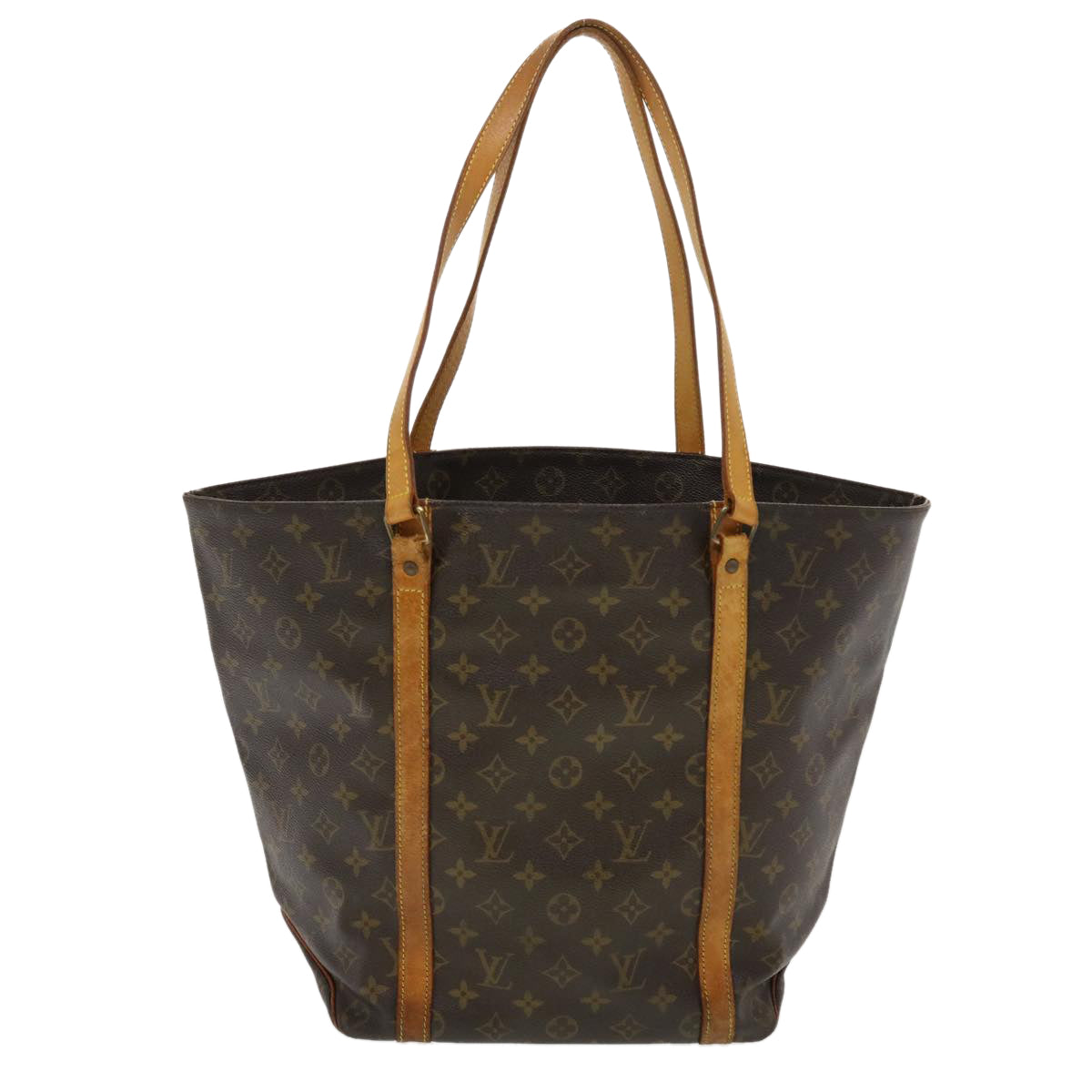 Louis Vuitton Monogram Sac Shopping Tote Bag LV Auth bs5929