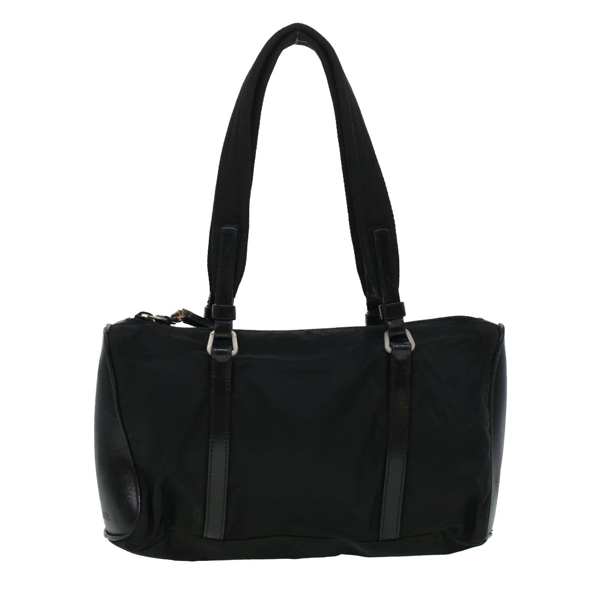 Prada Hand Bag Nylon Black