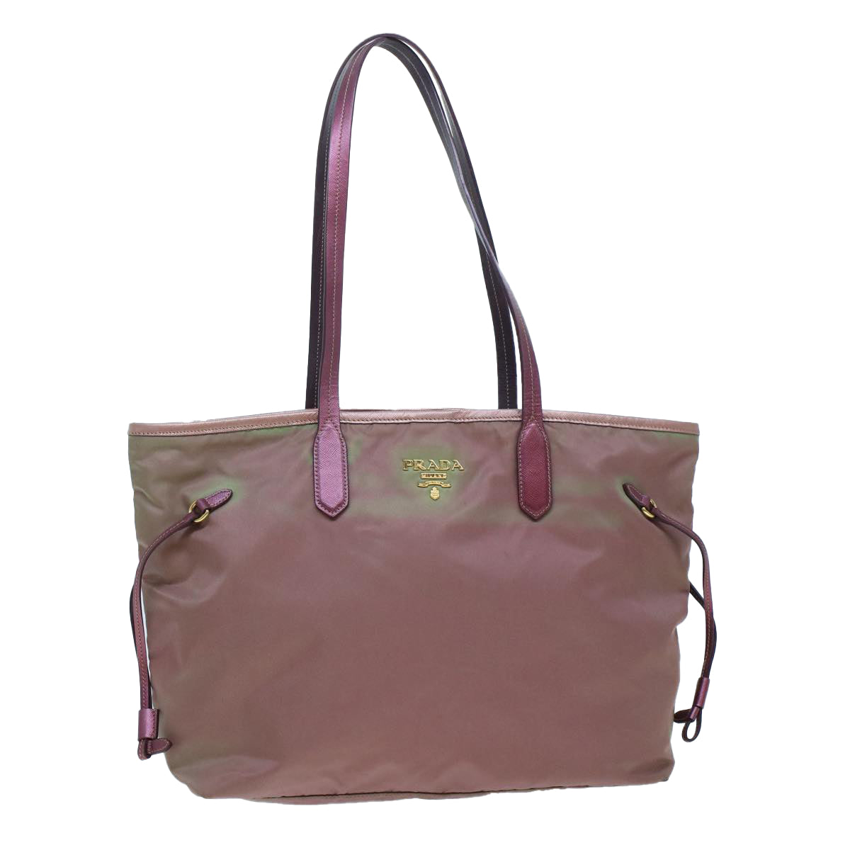 Prada Tote Bag Nylon Pink
