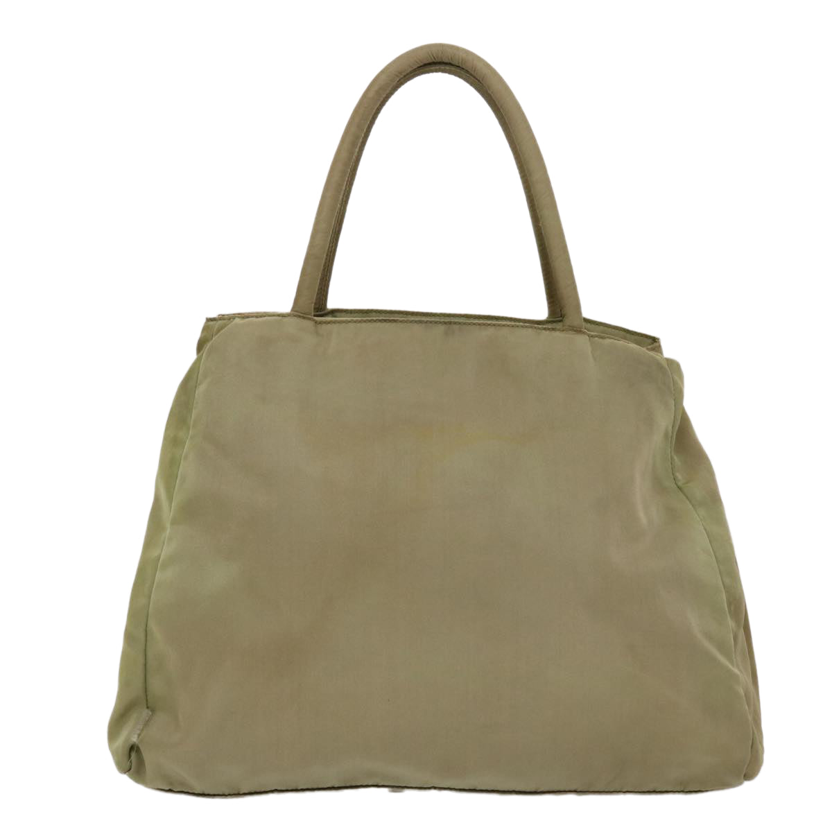 Prada Hand Bag Nylon Khaki
