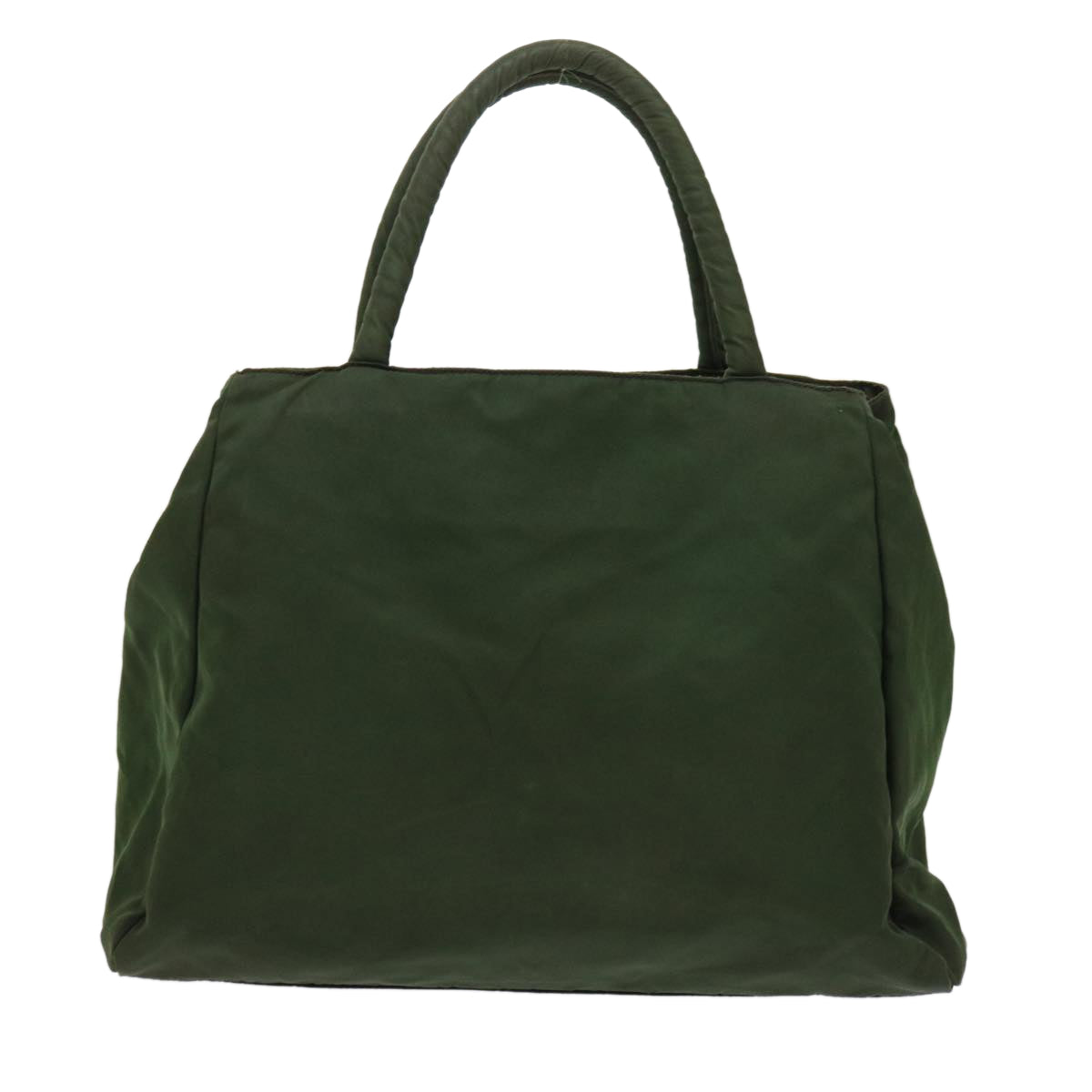 Prada Hand Bag Nylon Green